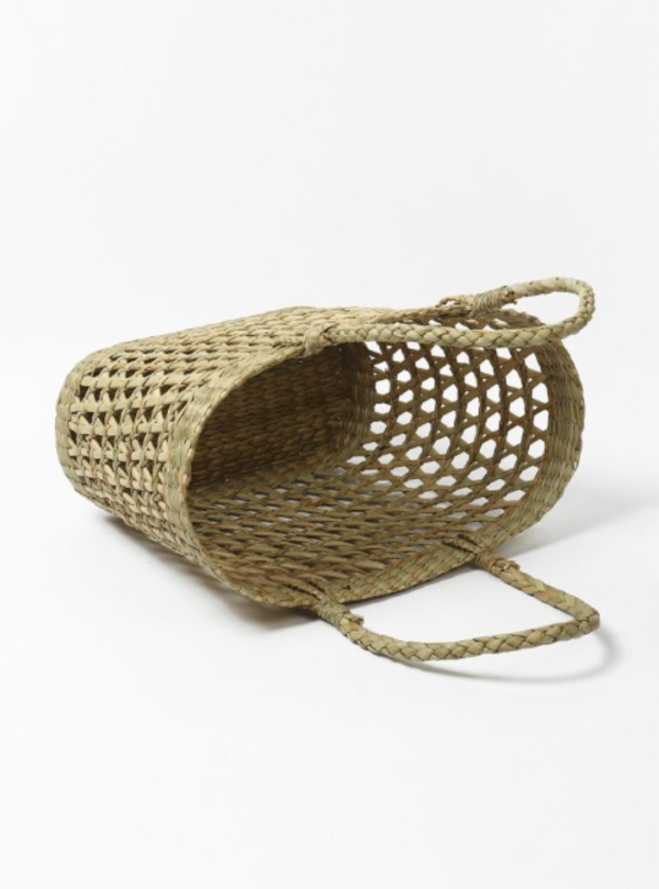 Textured Eco Friendly Shopper Jute Handheld Bag - Image 5